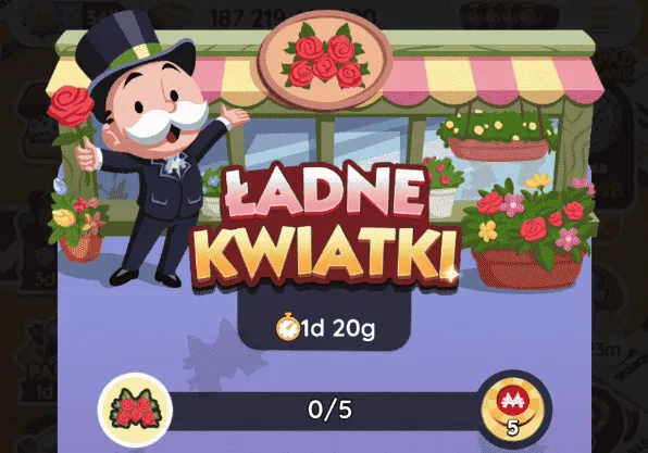 Wydarzenie Monopoly Go Ladne Kwiatki (lista nagród)